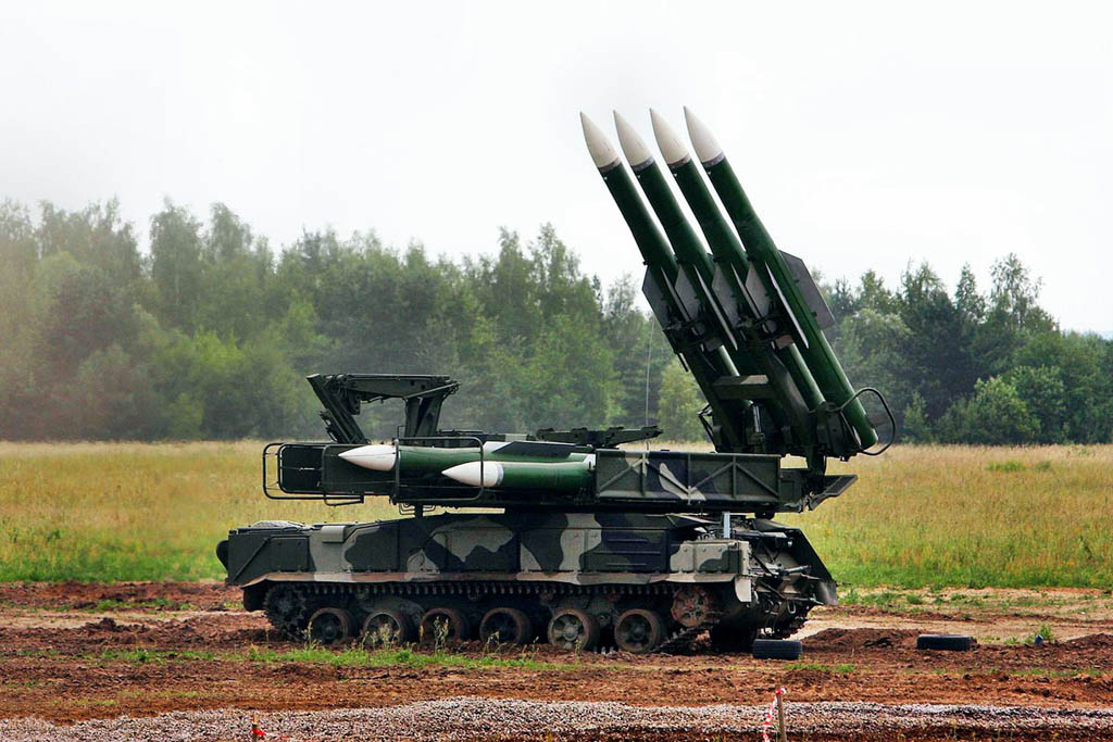 Lanzador tipo BUK fabricado por Rusia