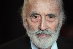 British actor Christopher Lee arrives on the red carpet to attend the royal world premiere of the new James Bond film 'Skyfall' at the Royal Albert Hall in London on October 23, 2012. AFP PHOTO / CARL COURT        (Photo credit should read CARL COURT/AFP/Getty Images)