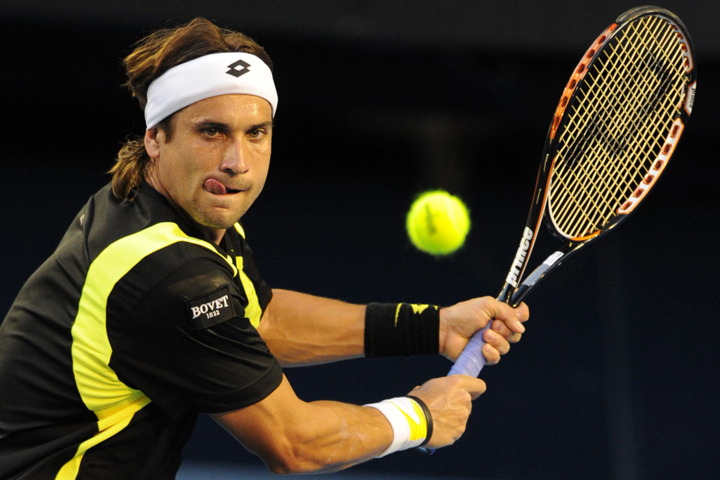 El Tenista español David Ferrer