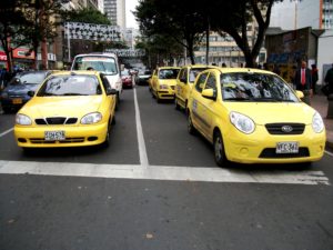Taxis_en_bogotá