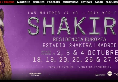 Shakira tiene ya 9 fechas programadas en su residencia en Europa.